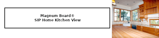 Magnum Board® SIP Home Kitchen View